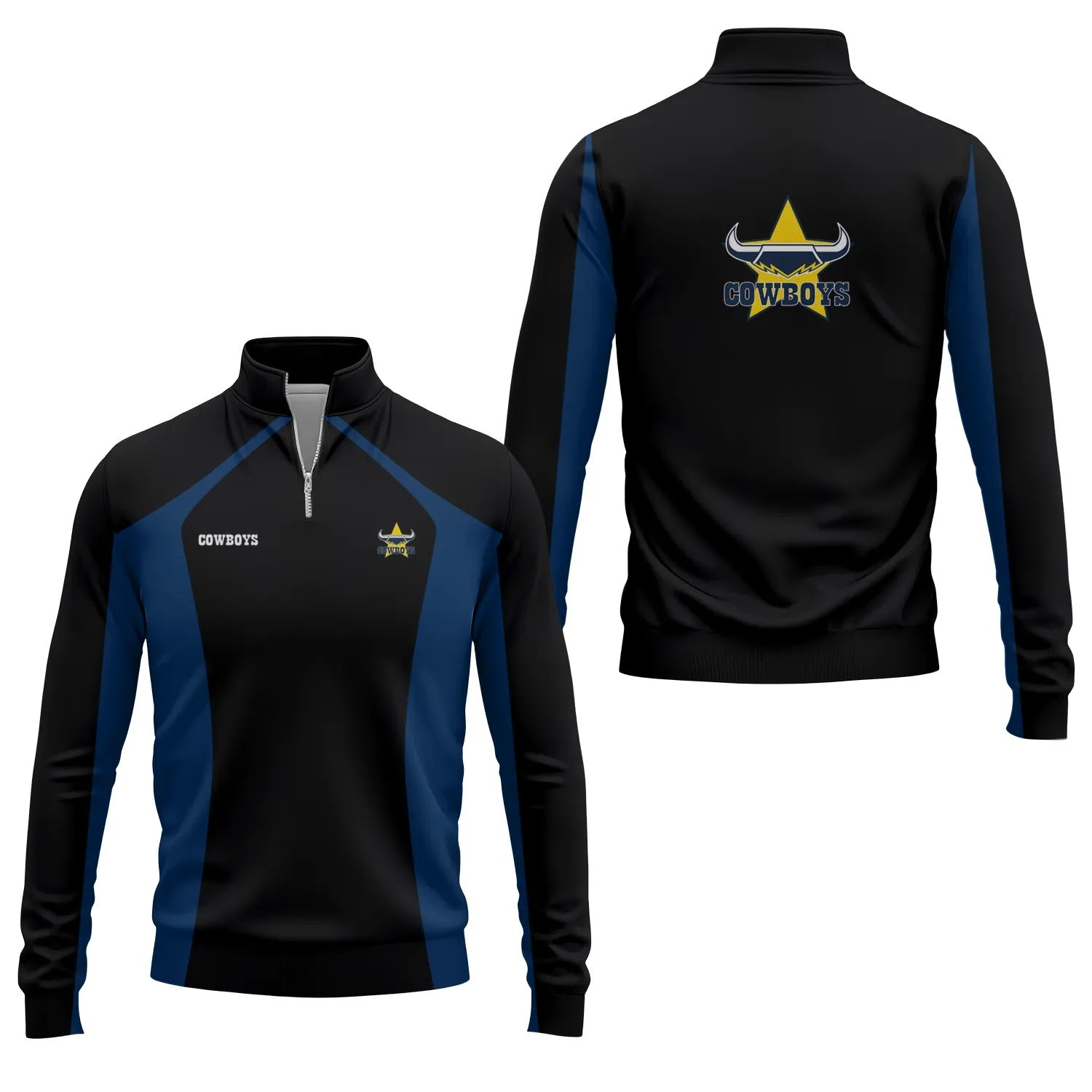 North Queensland Cowboys Quarter-zip Pullover SC048