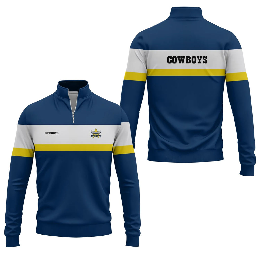 North Queensland Cowboys Quarter-zip Pullover SC046