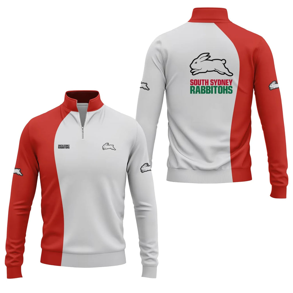 South Sydney Rabbitohs Quarter-zip Pullover SC055