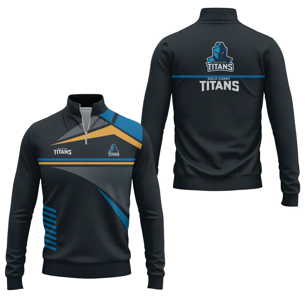 Gold Coast Titans Quarter-zip Pullover SC067