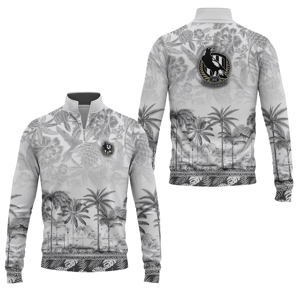 Collingwood Magpies Quarter-zip Pullover SC045