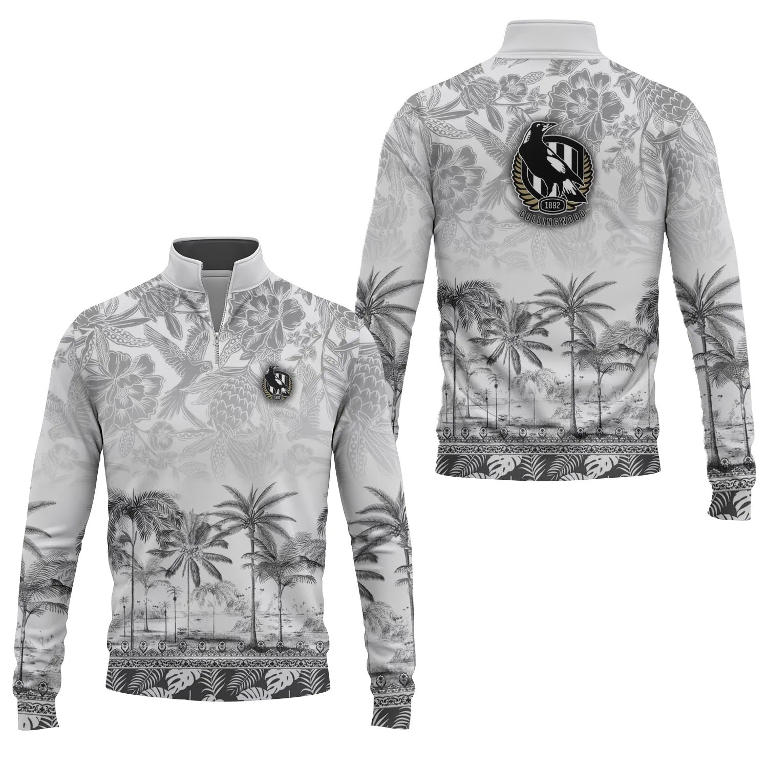Collingwood Magpies Quarter-zip Pullover SC045