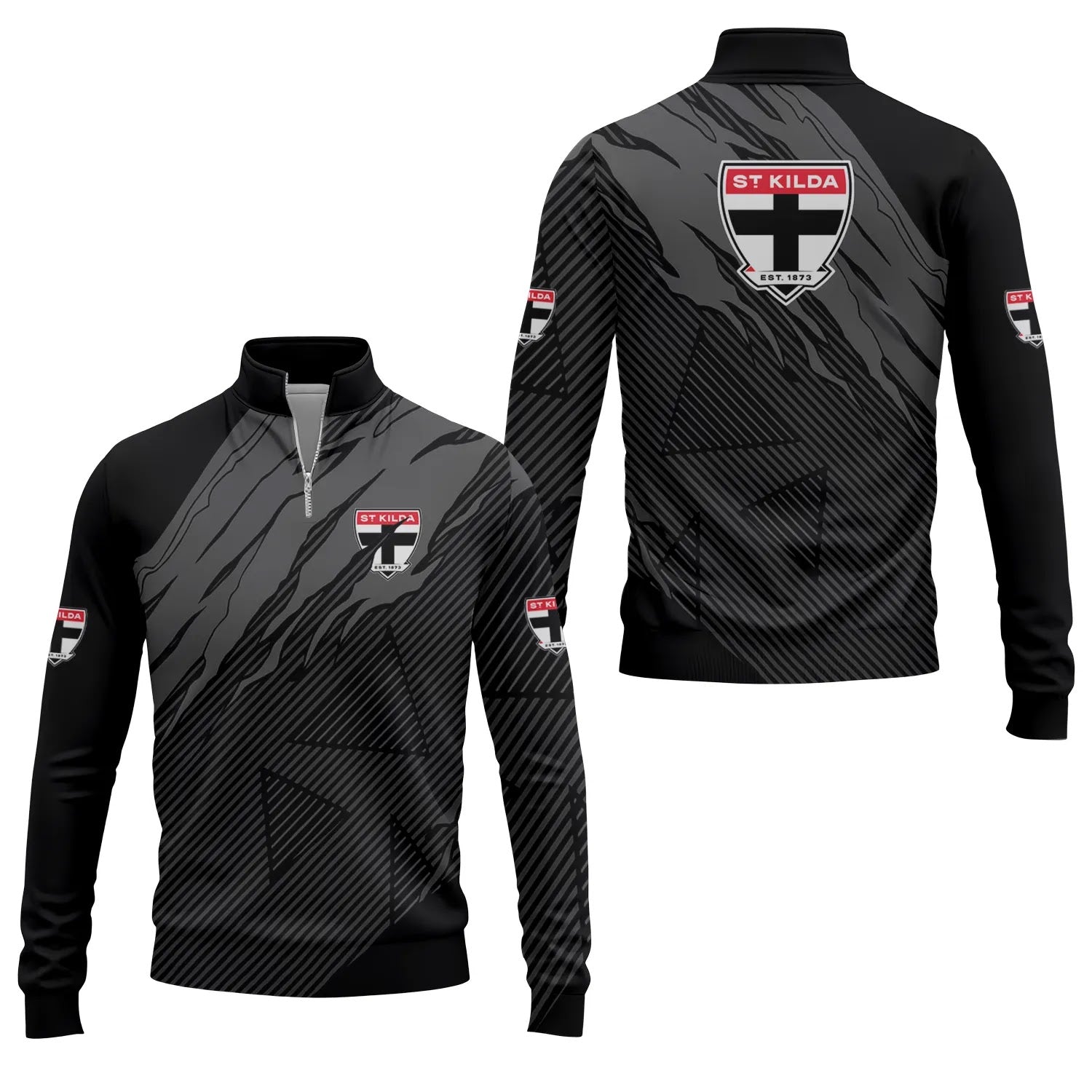 St Kilda Saints Quarter-zip Pullover SC009