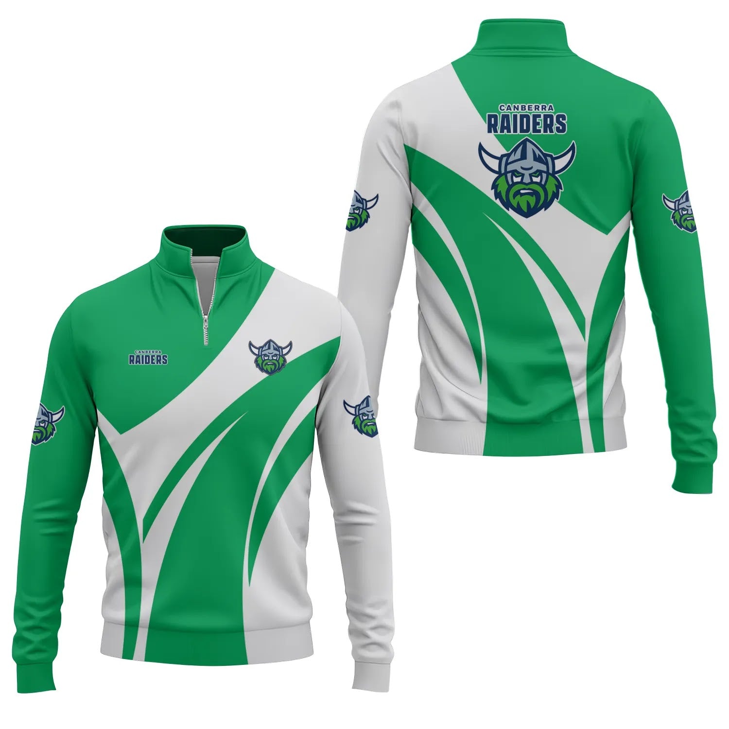 Canberra Raiders Quarter-zip Pullover SC022