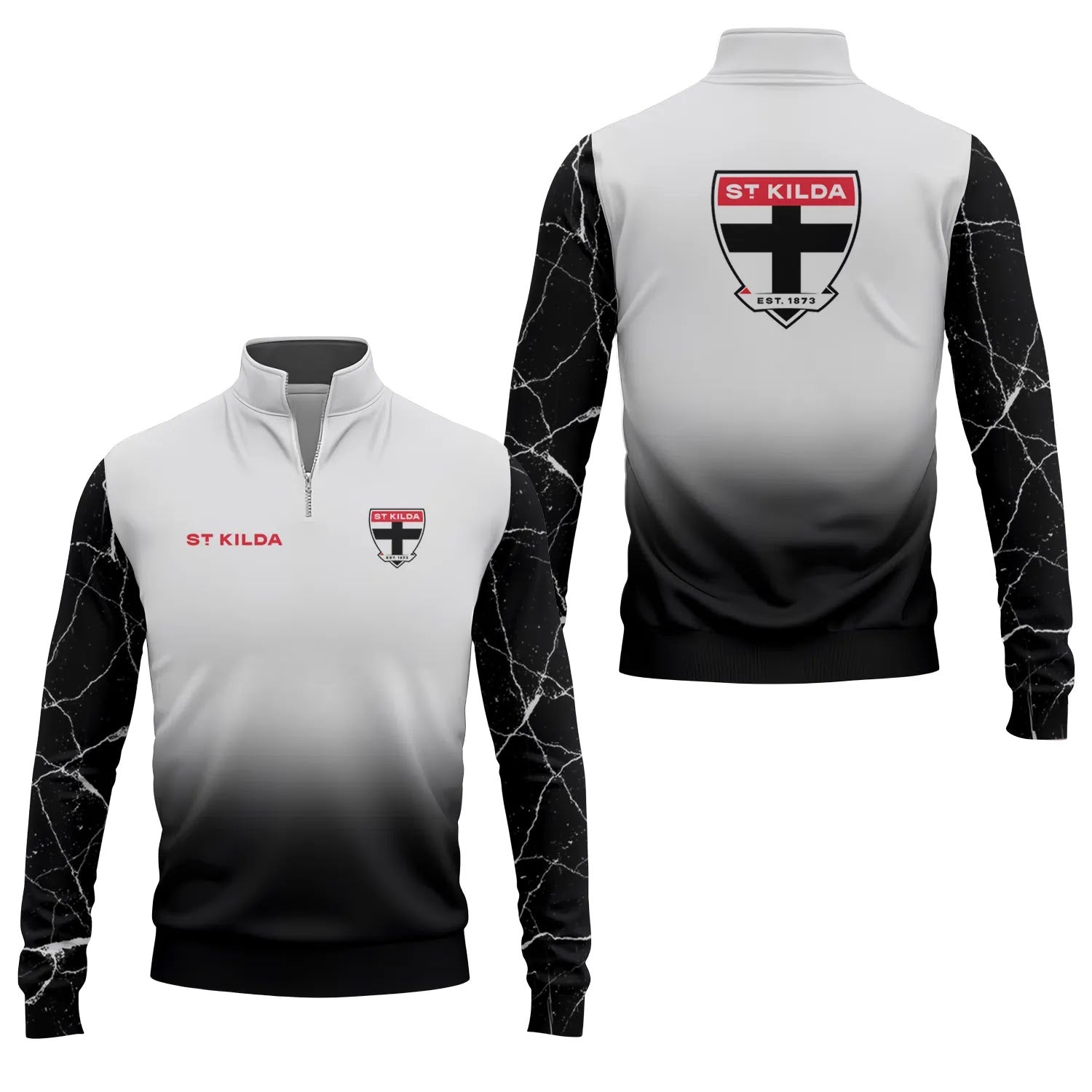 St Kilda Saints Quarter-zip Pullover SC120
