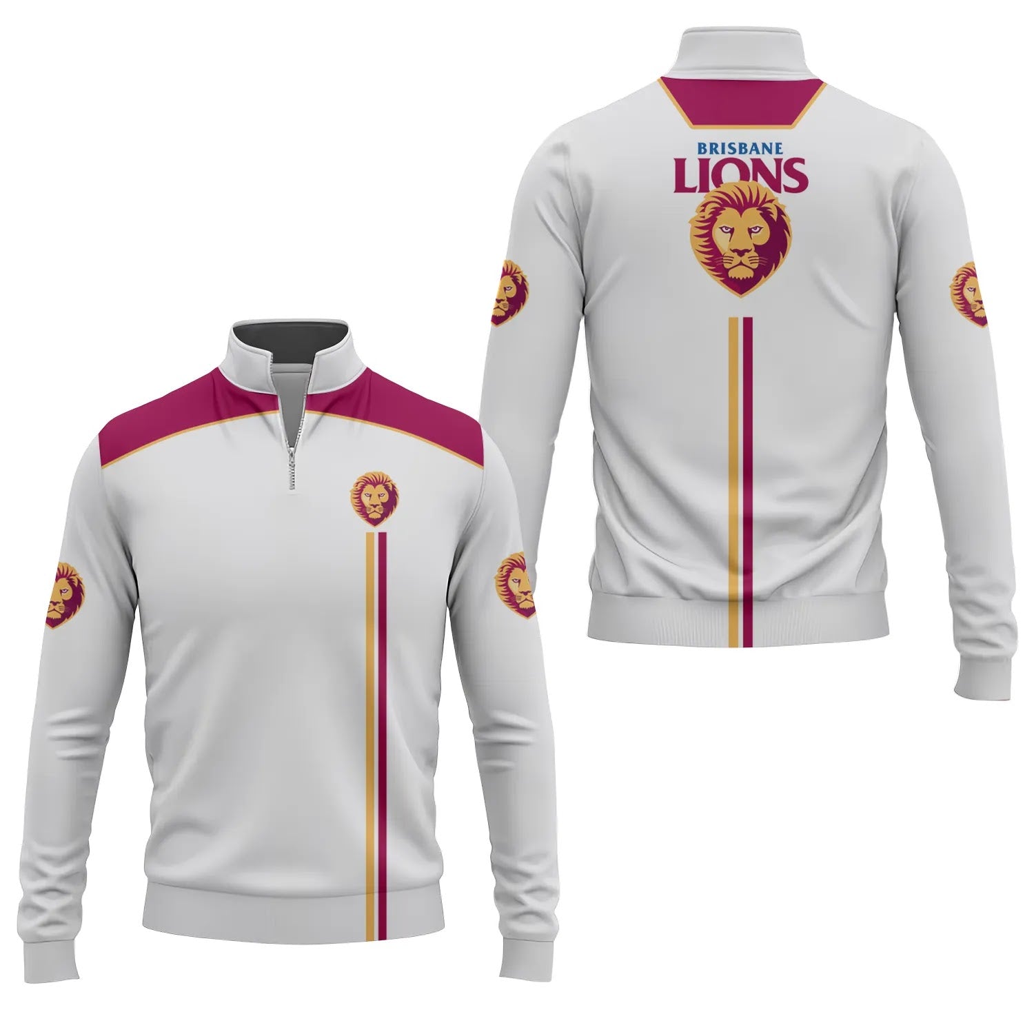 Brisbane Lions Quarter-zip Pullover SC021