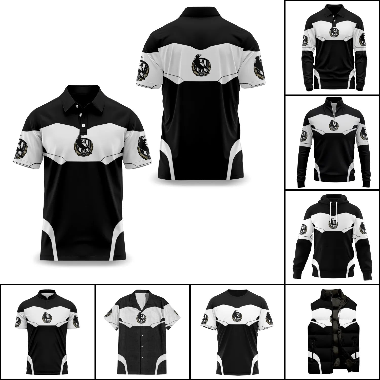 Collingwood Magpies Apparels SC030