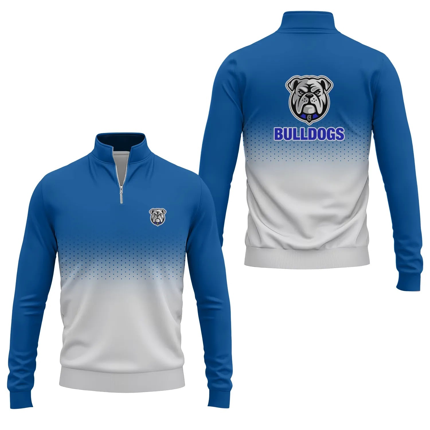 Canterbury-Bankstown Bulldogs Quarter-zip Pullover SC094