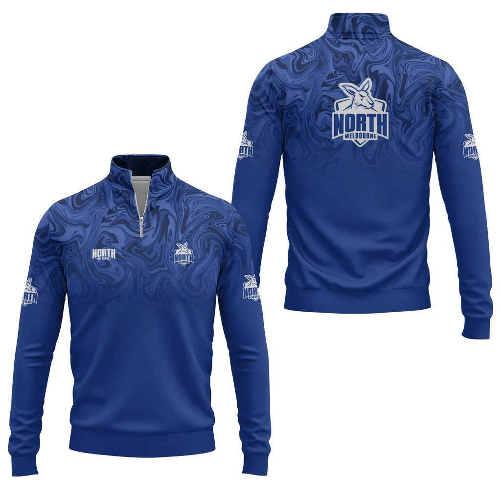 North Melbourne Kangaroos Quarter-zip Pullover SC091