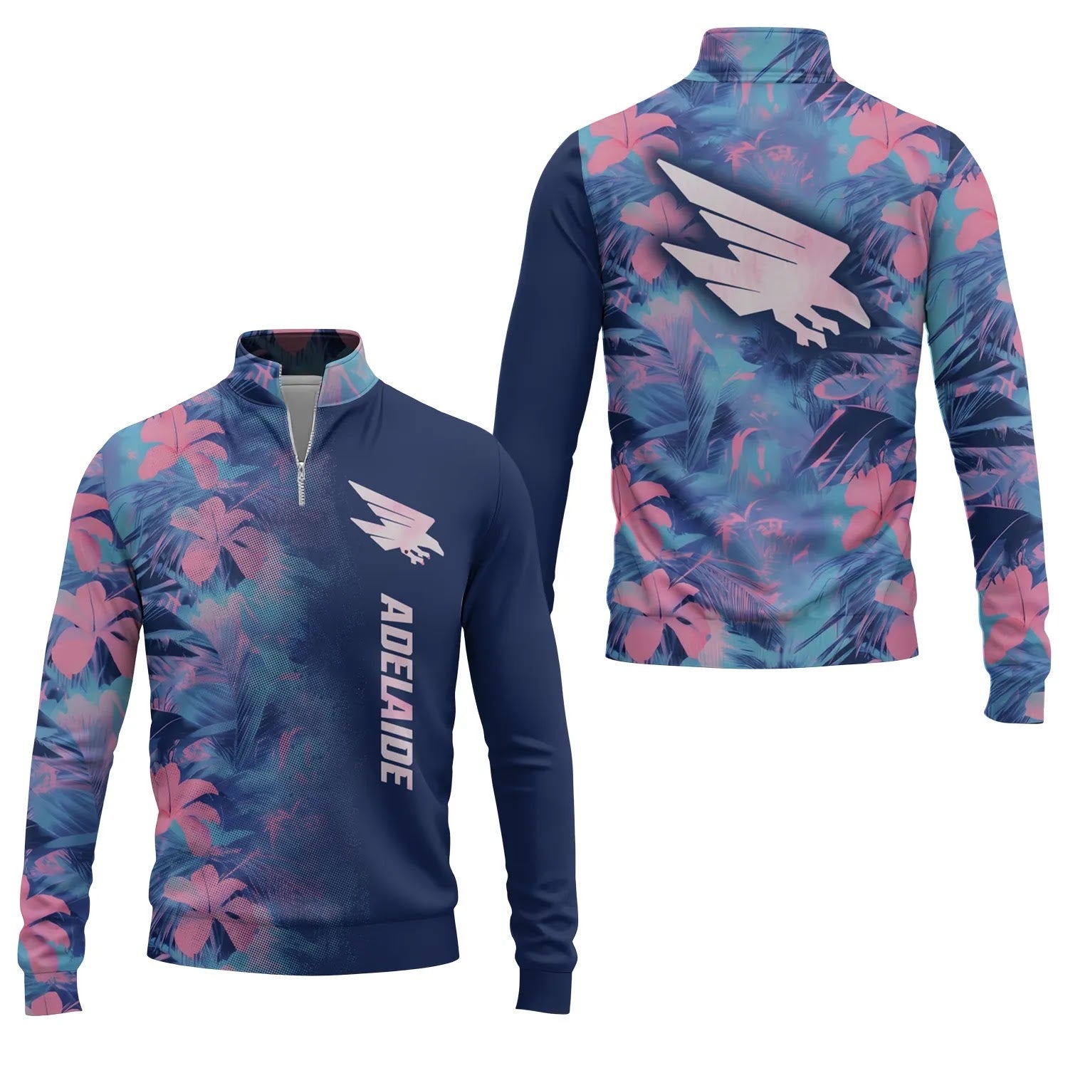 Adelaide Crows Quarter-zip Pullover SHW054