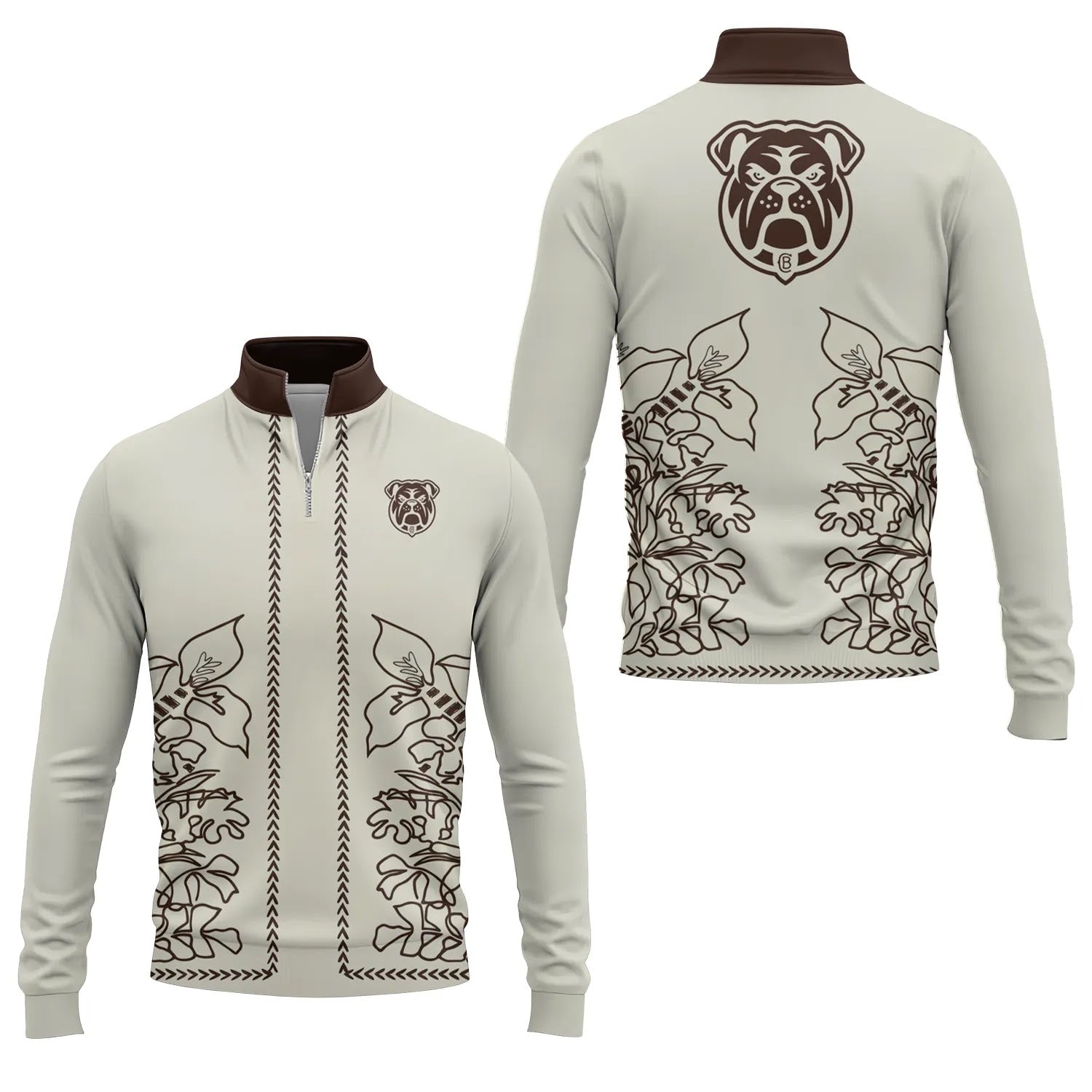 Canterbury-Bankstown Bulldogs Quarter-zip Pullover SHW064