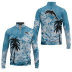 Dolphins Quarter-zip Pullover SHW052