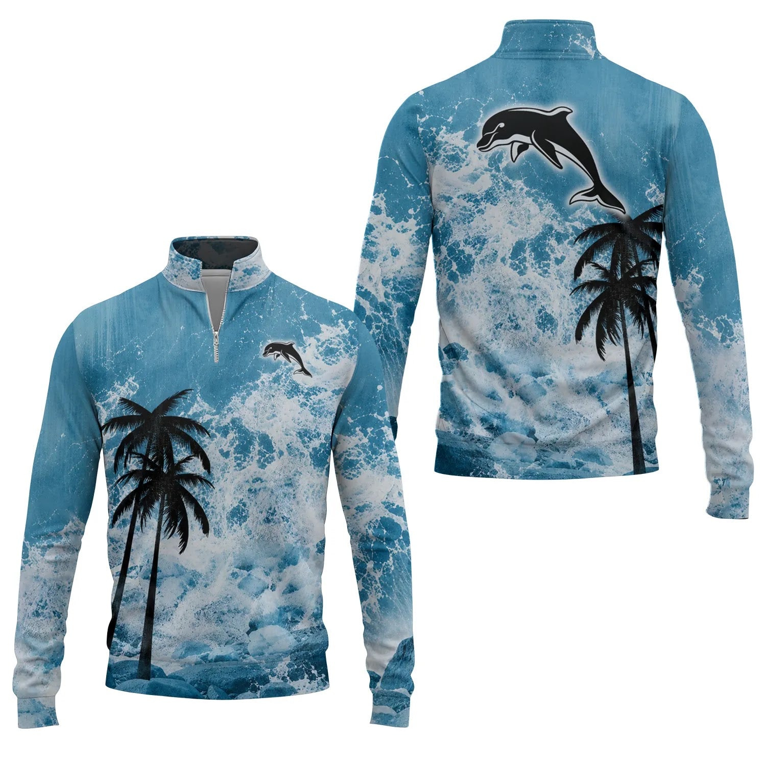 Dolphins Quarter-zip Pullover SHW052