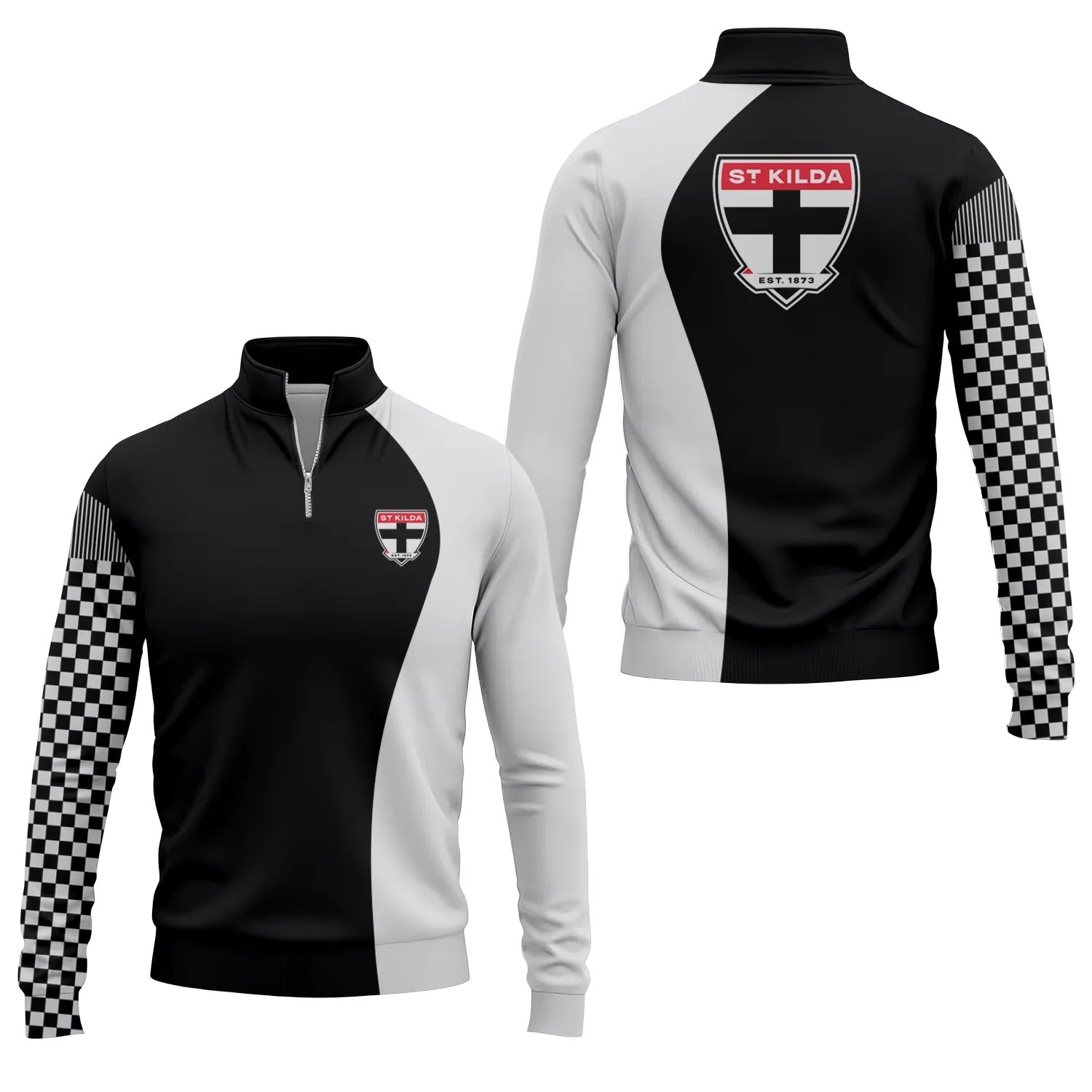 St Kilda Saints Quarter-zip Pullover SC073