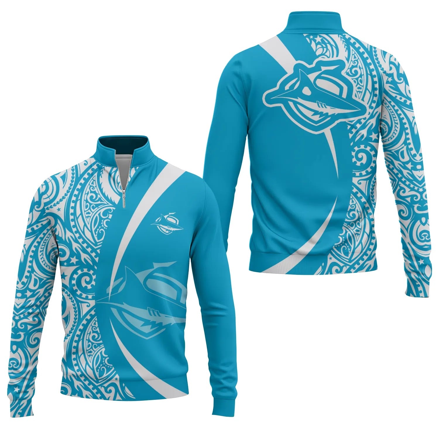 Cronulla-Sutherland Sharks Quarter-zip Pullover SHW072