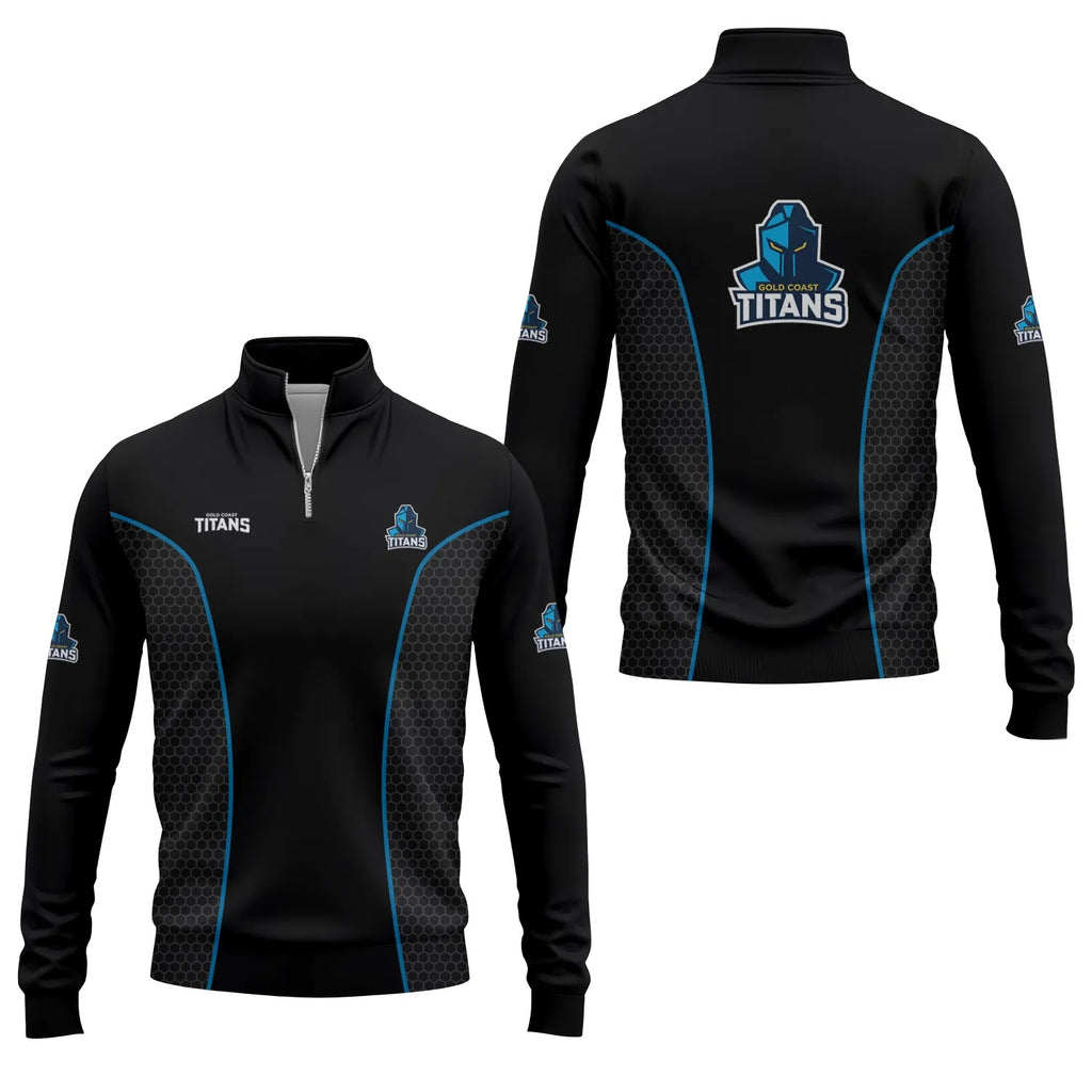Gold Coast Titans Quarter-zip Pullover SC072