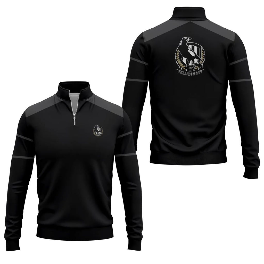 Collingwood Magpies Quarter-zip Pullover SC041