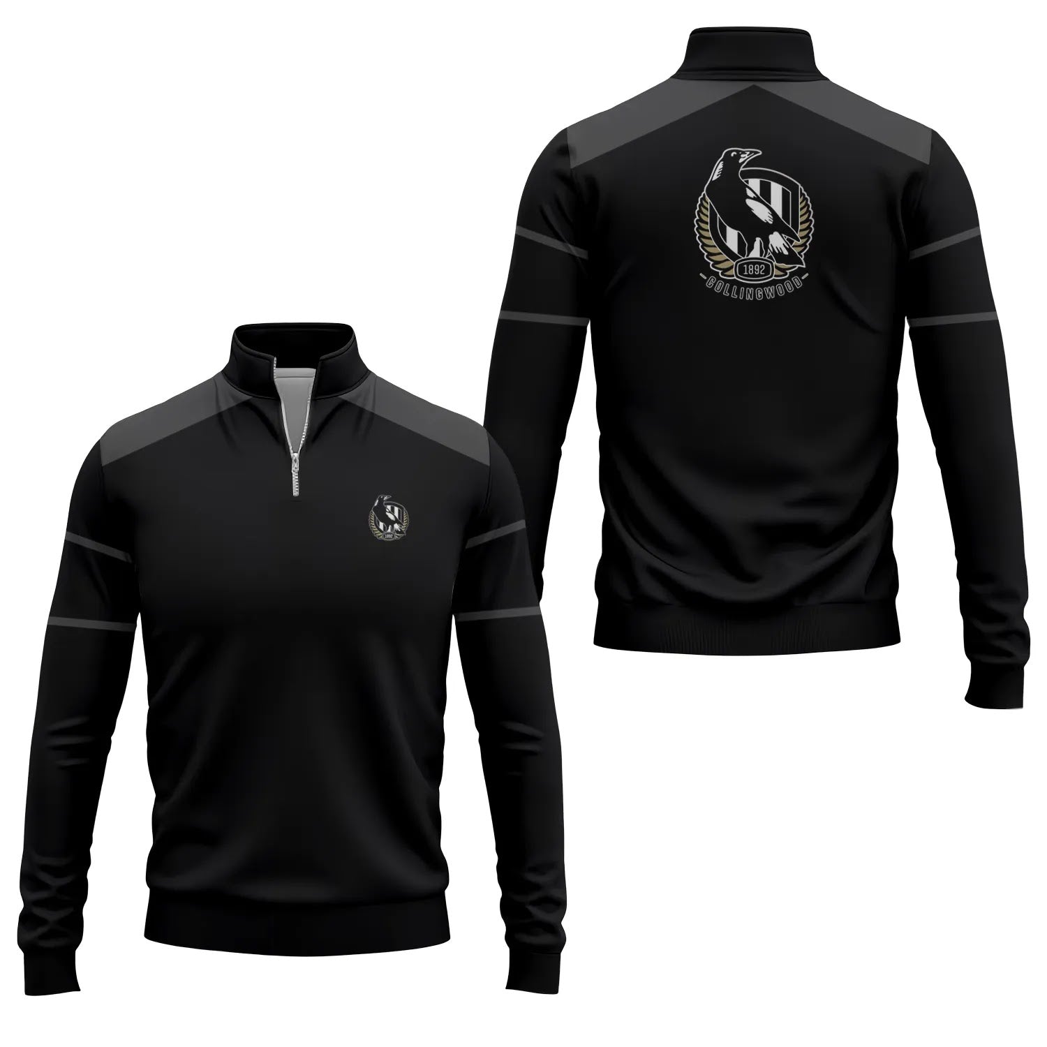 Collingwood Magpies Quarter-zip Pullover SC041