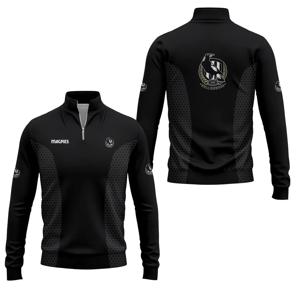 Collingwood Magpies Quarter-zip Pullover SC072