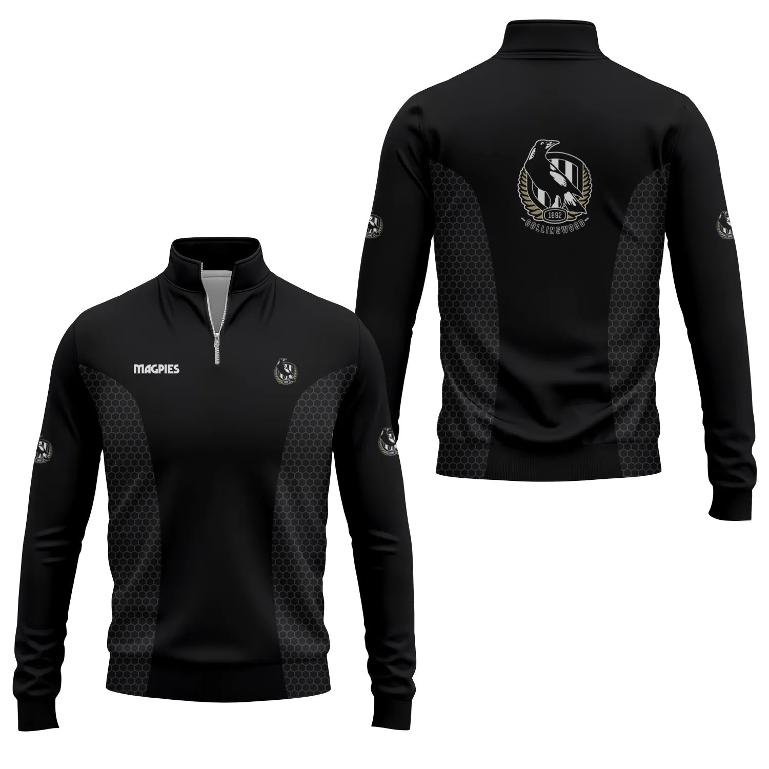 Collingwood Magpies Quarter-zip Pullover SC072