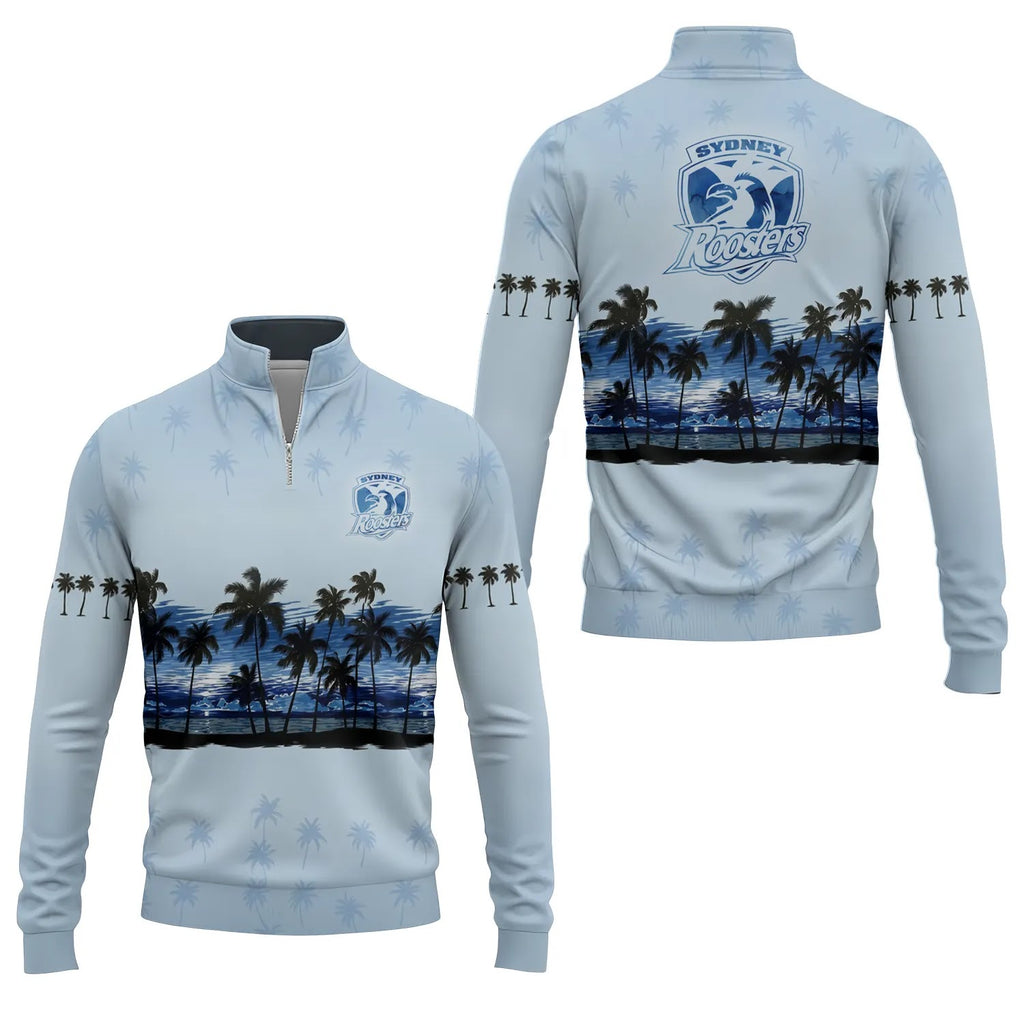 Sydney Roosters Quarter-zip Pullover SHW016