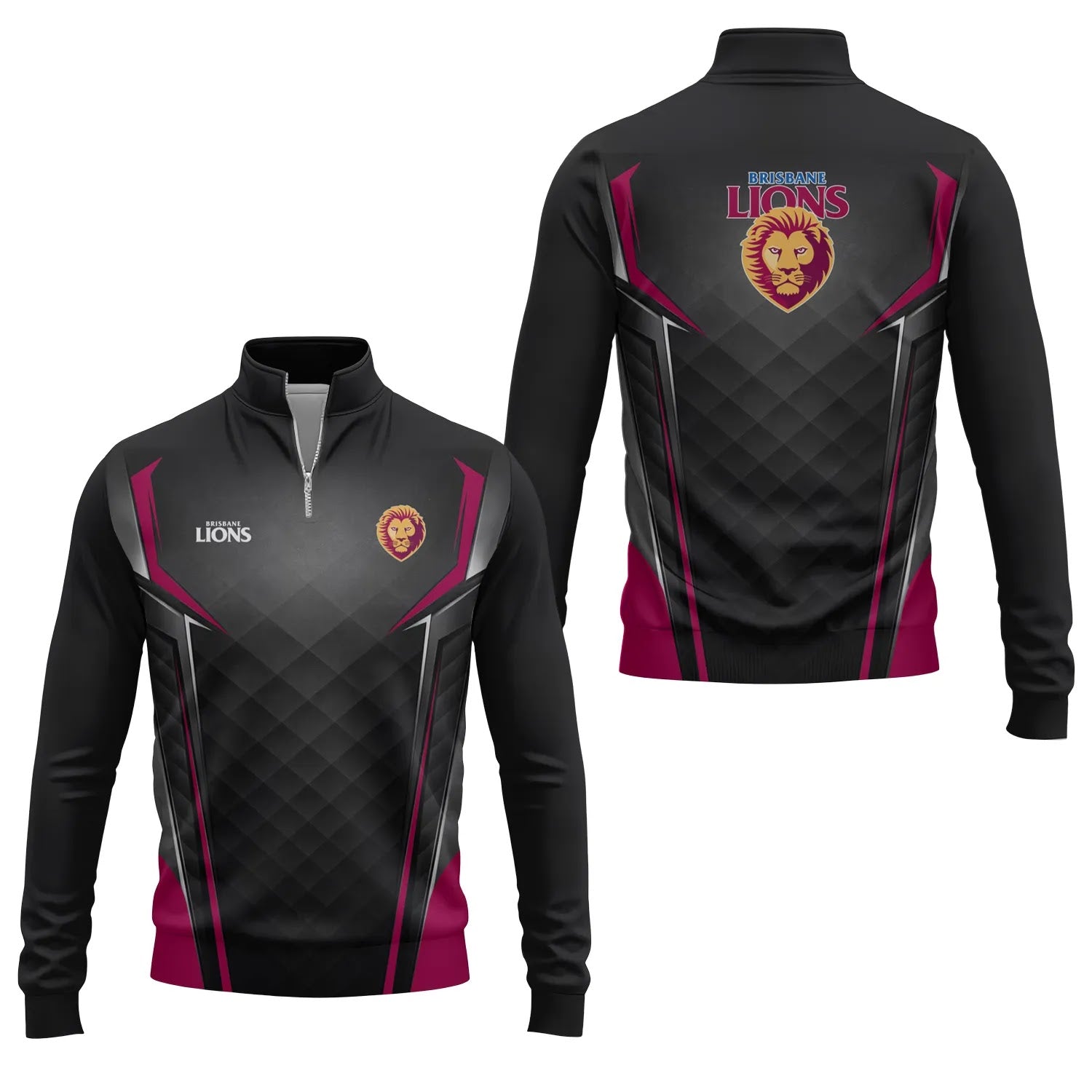 Brisbane Lions Quarter-zip Pullover SC074