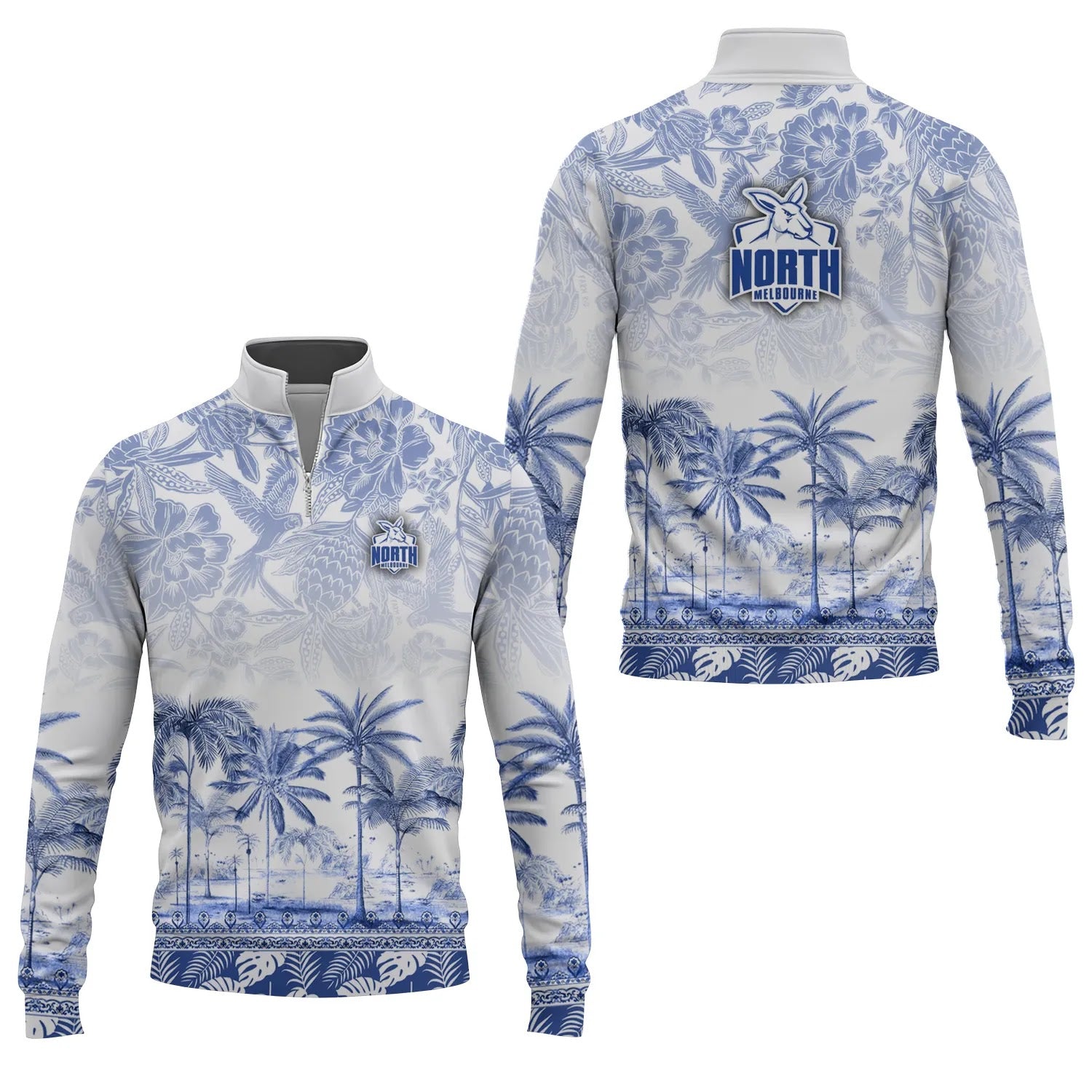 North Melbourne Kangaroos Quarter-zip Pullover SC045