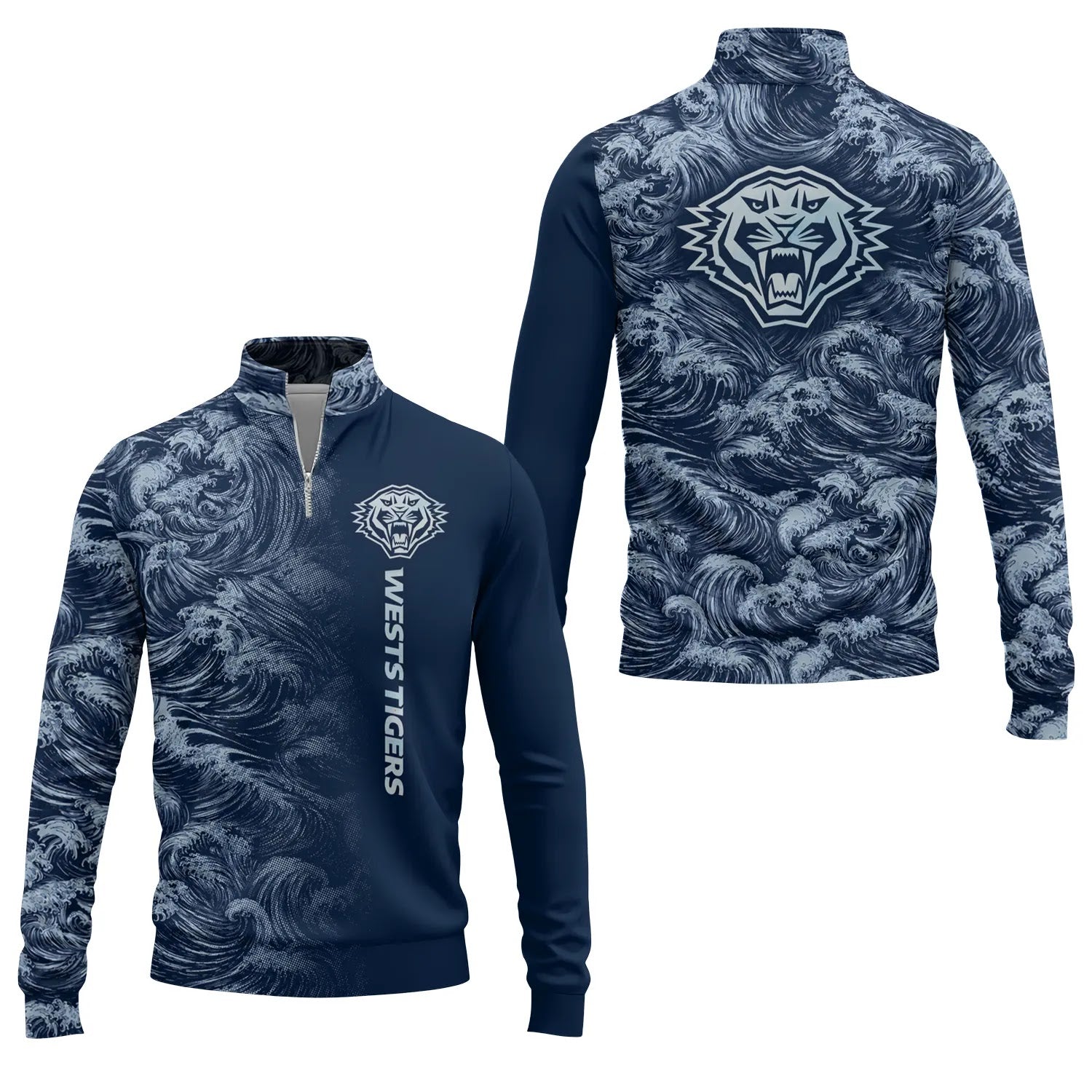Wests Tigers Quarter-zip Pullover SHW010