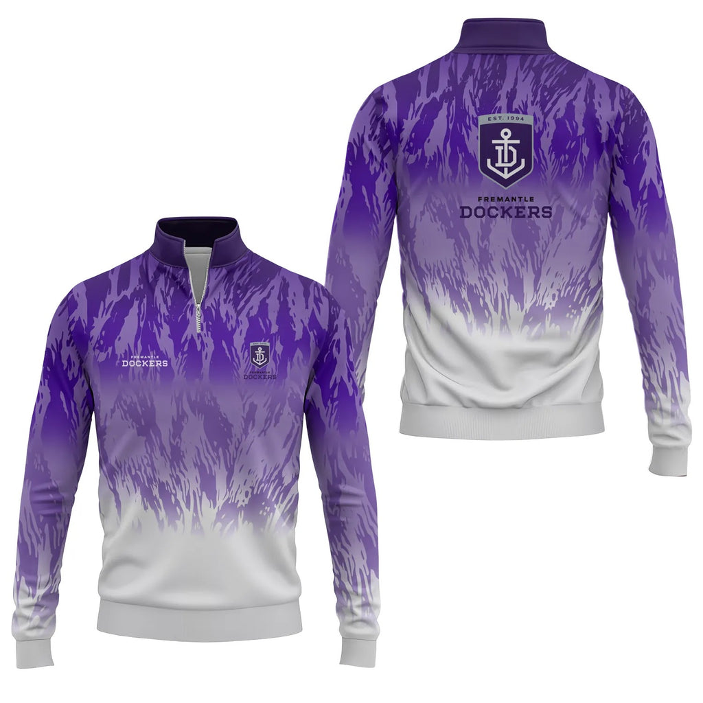 Fremantle Dockers Quarter-zip Pullover SC069