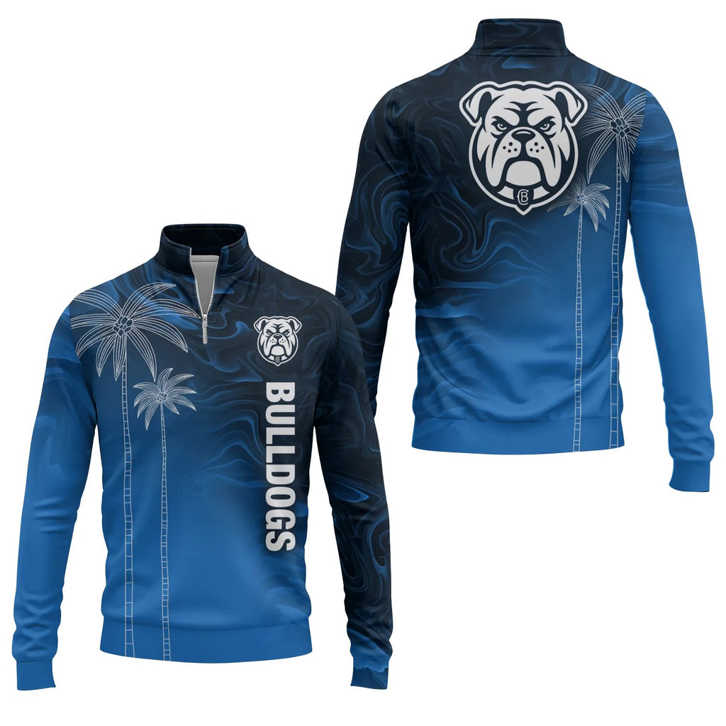 Canterbury-Bankstown Bulldogs Quarter-zip Pullover SHW070