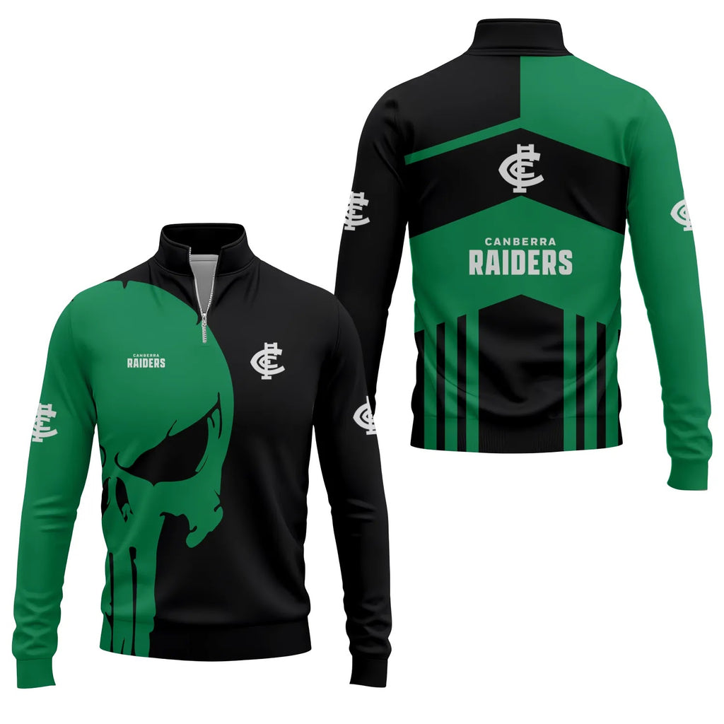 Canberra Raiders Quarter-zip Pullover SC026