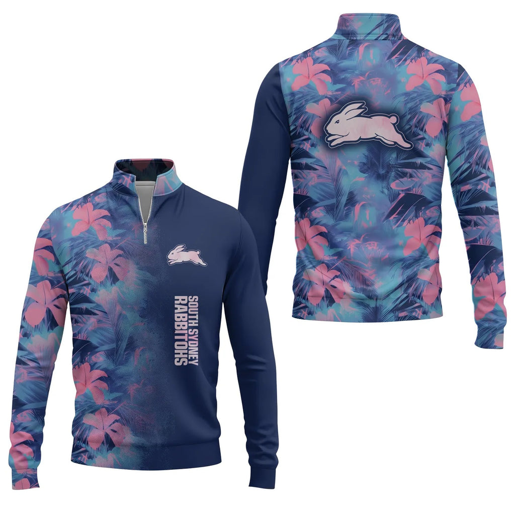 South Sydney Rabbitohs Quarter-zip Pullover SHW054