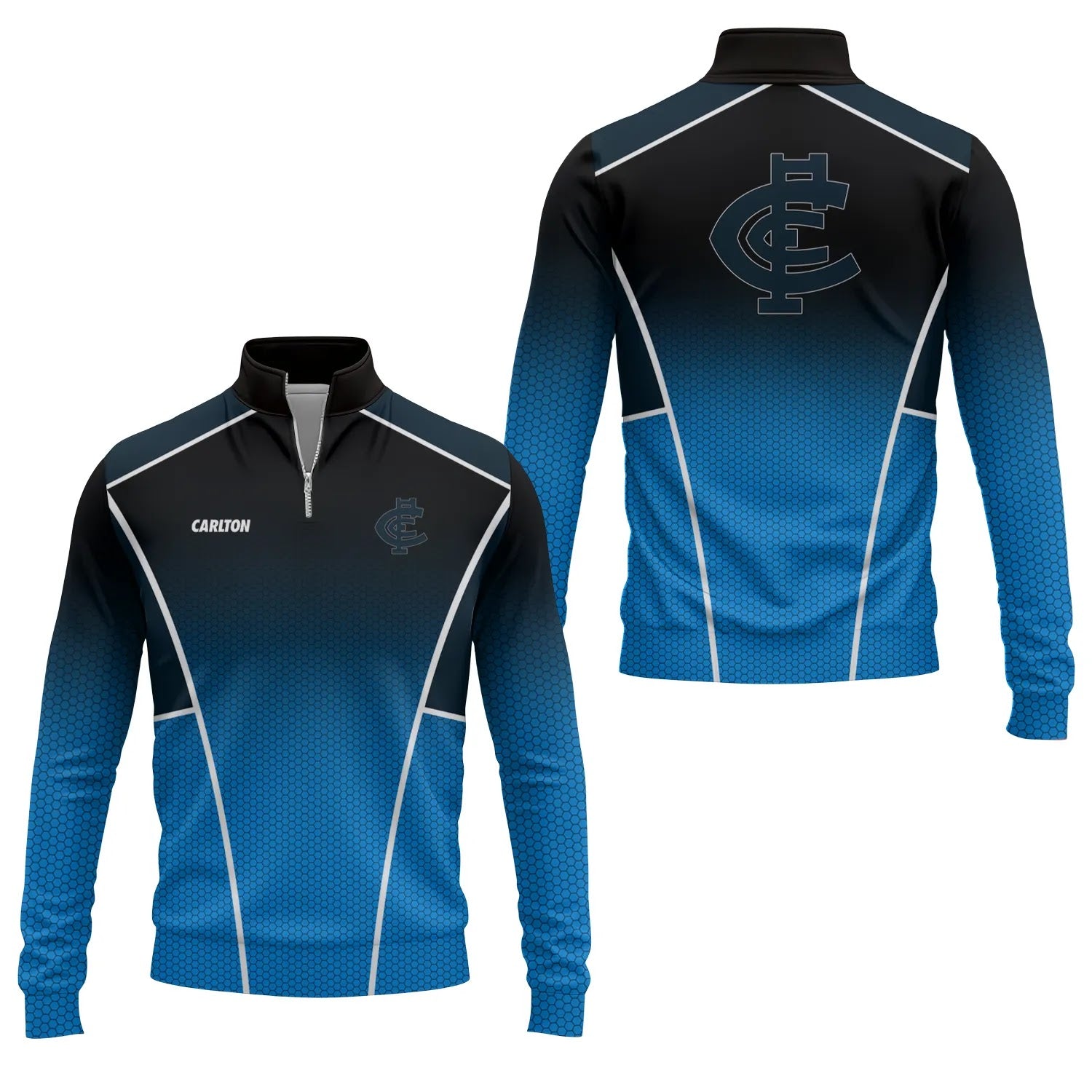 Carlton Blues Quarter-zip Pullover SC019