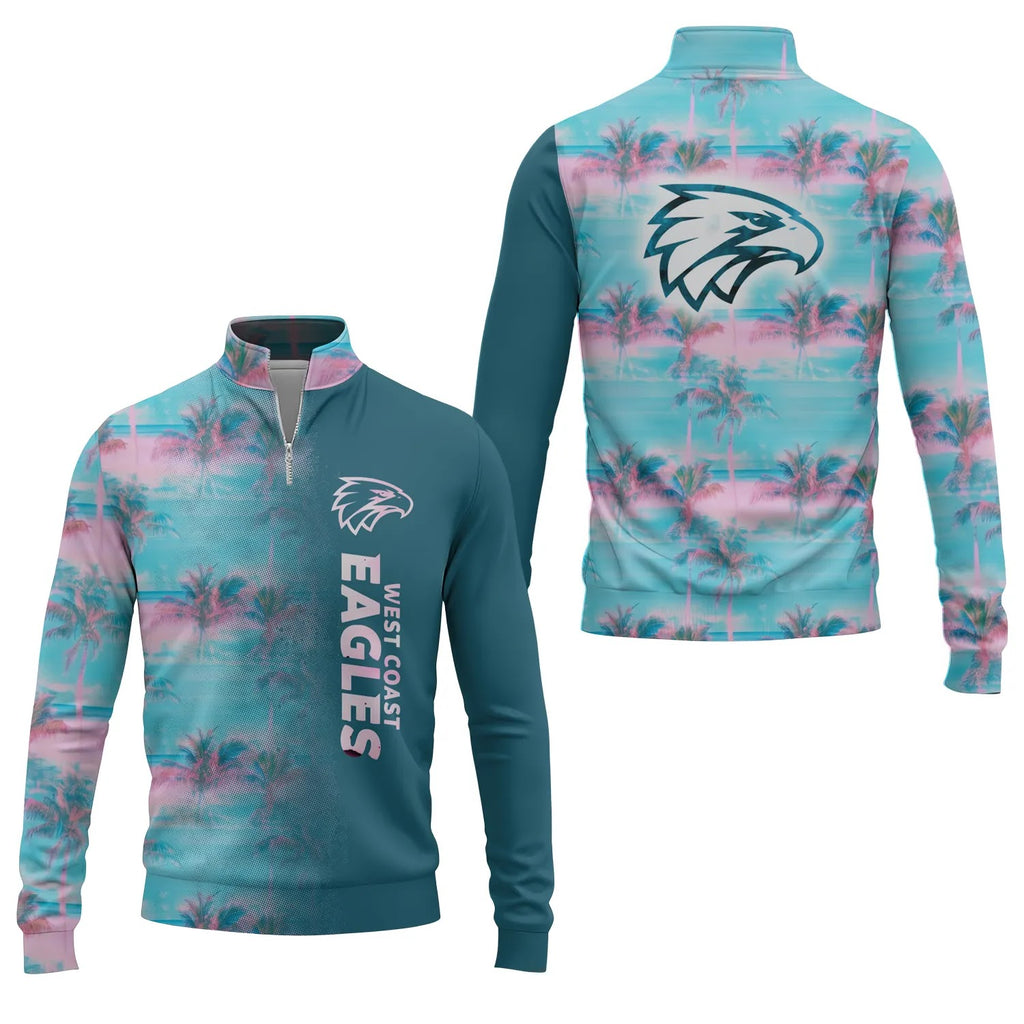 West Coast Eagles Quarter-zip Pullover SHW058
