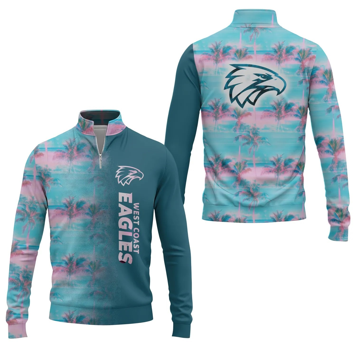 West Coast Eagles Quarter-zip Pullover SHW058