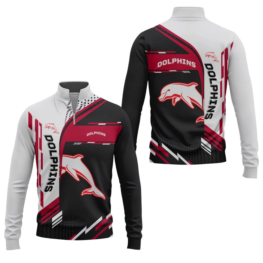 Dolphins Quarter-zip Pullover SC036