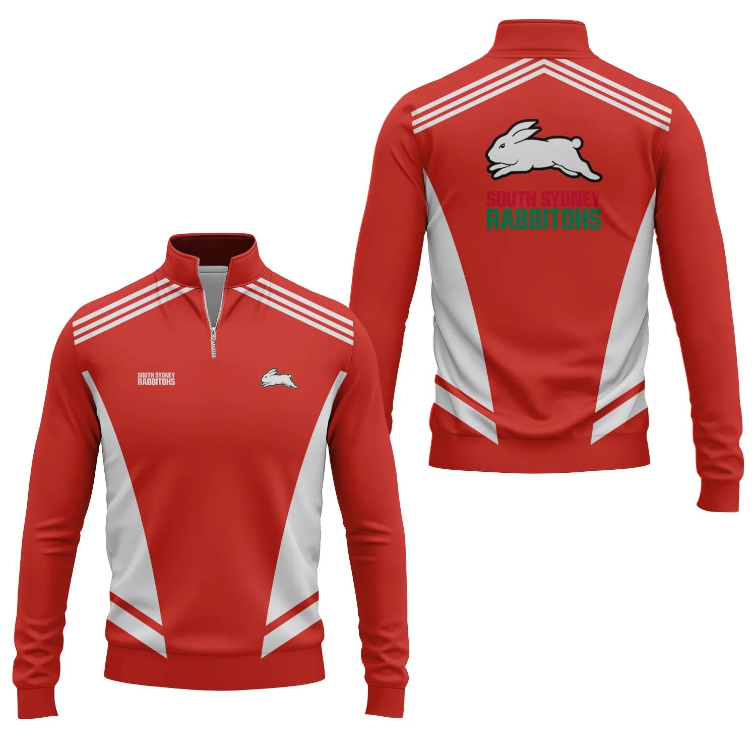 South Sydney Rabbitohs Quarter-zip Pullover SC092