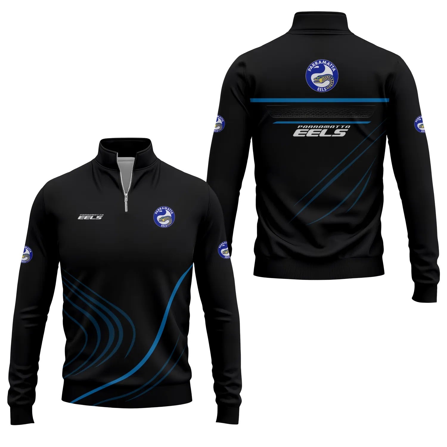 Parramatta Eels Quarter-zip Pullover SC024