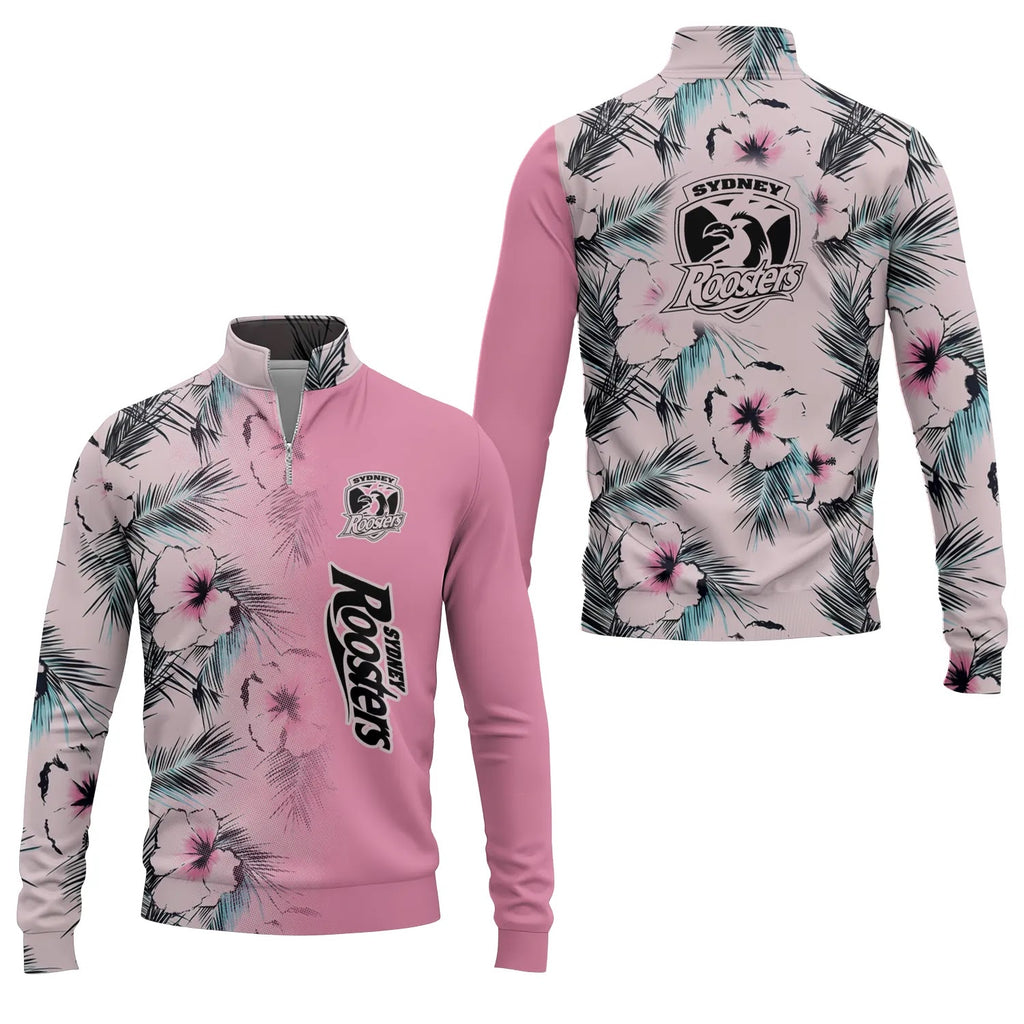 Sydney Roosters Quarter-zip Pullover SHW056