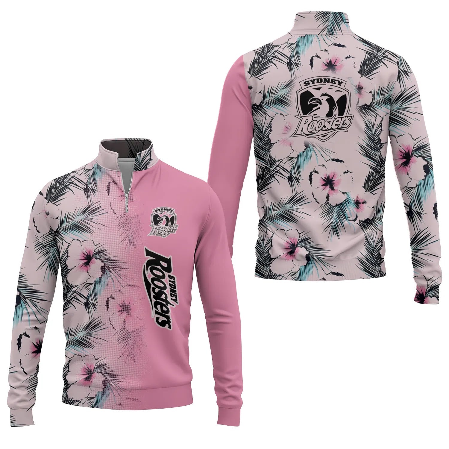 Sydney Roosters Quarter-zip Pullover SHW056