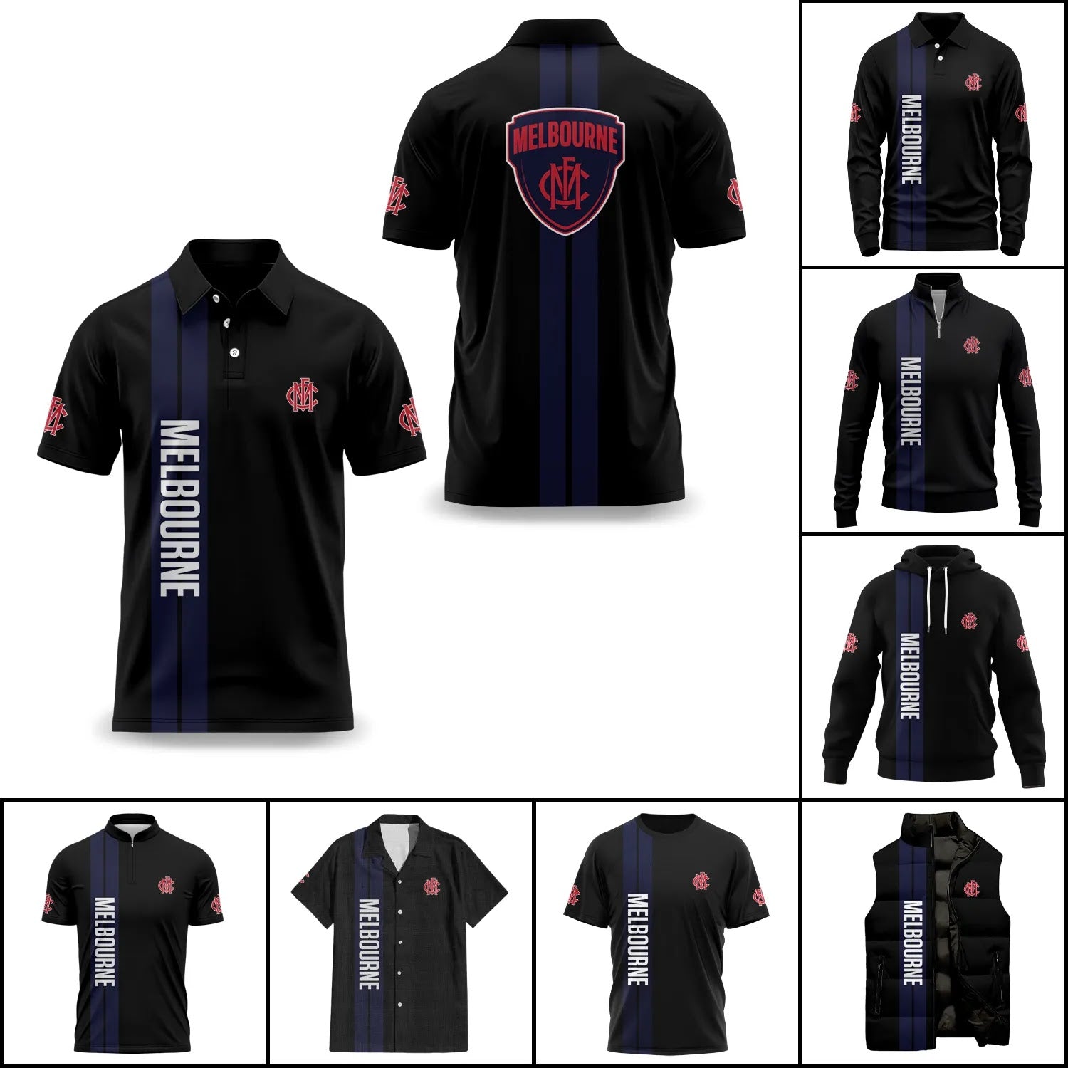 Melbourne Demons Apparels SC013