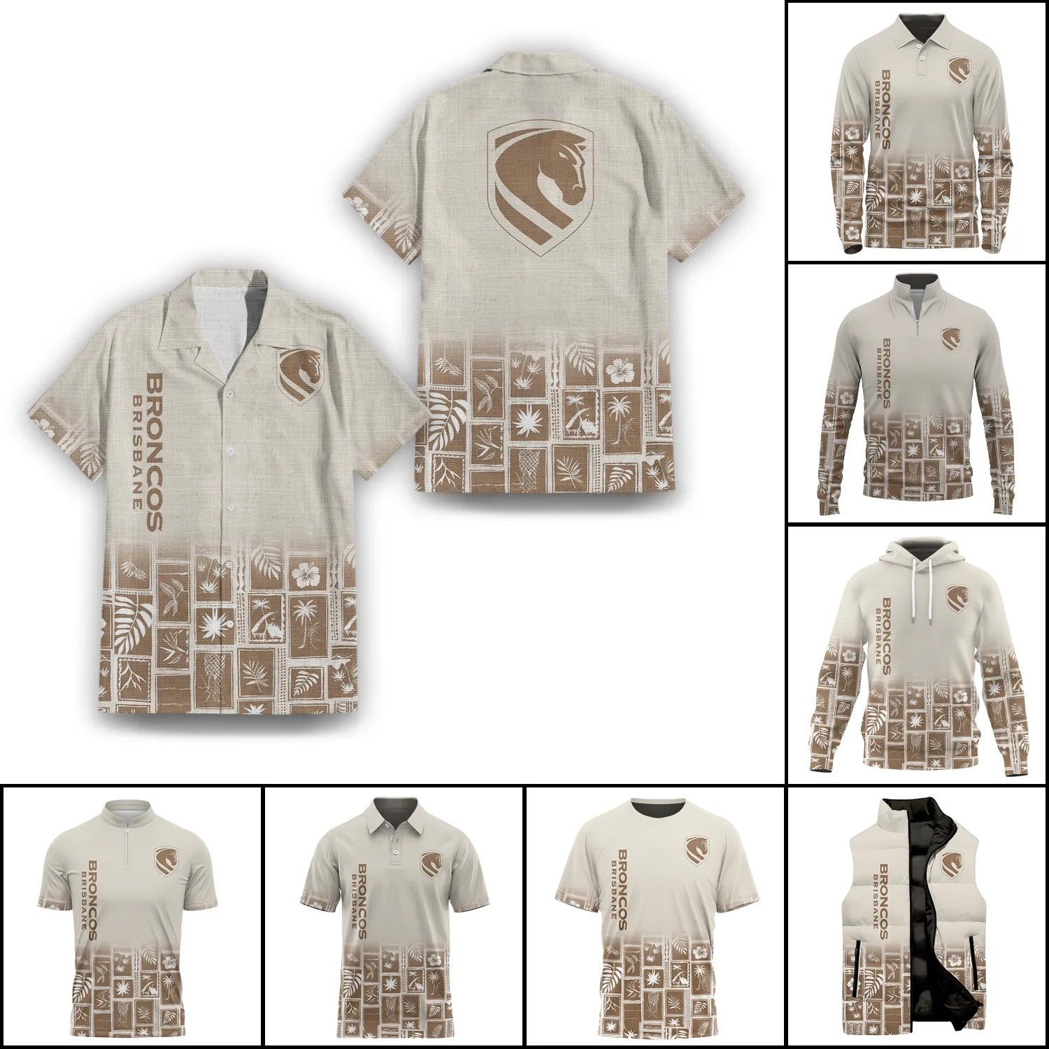 Brisbane Broncos Apparels SHW067