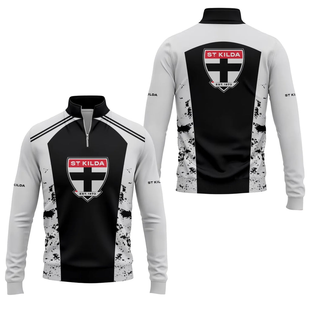 St Kilda Saints Quarter-zip Pullover SC089