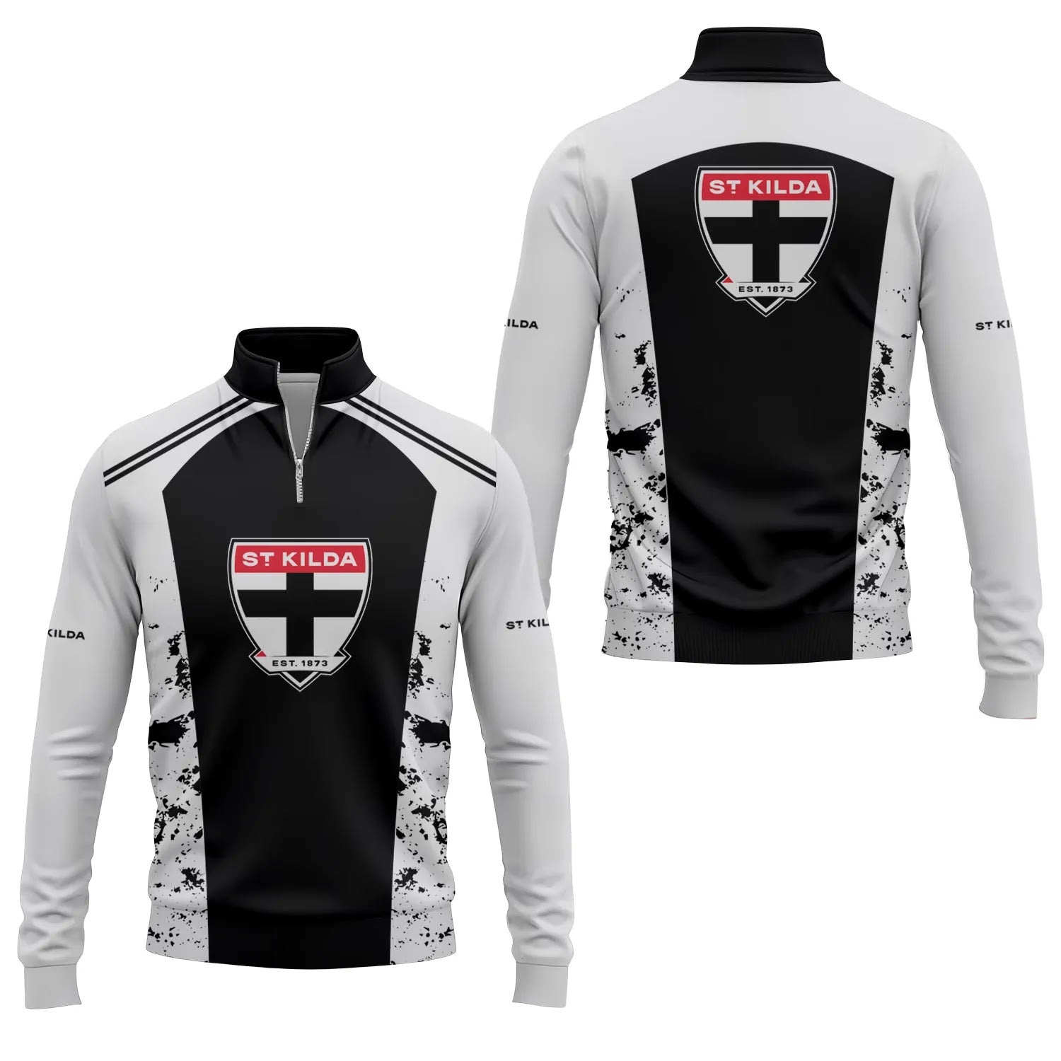 St Kilda Saints Quarter-zip Pullover SC089