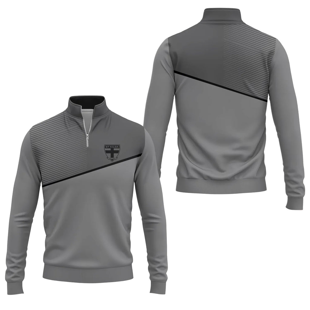 St Kilda Saints Quarter-zip Pullover SC116