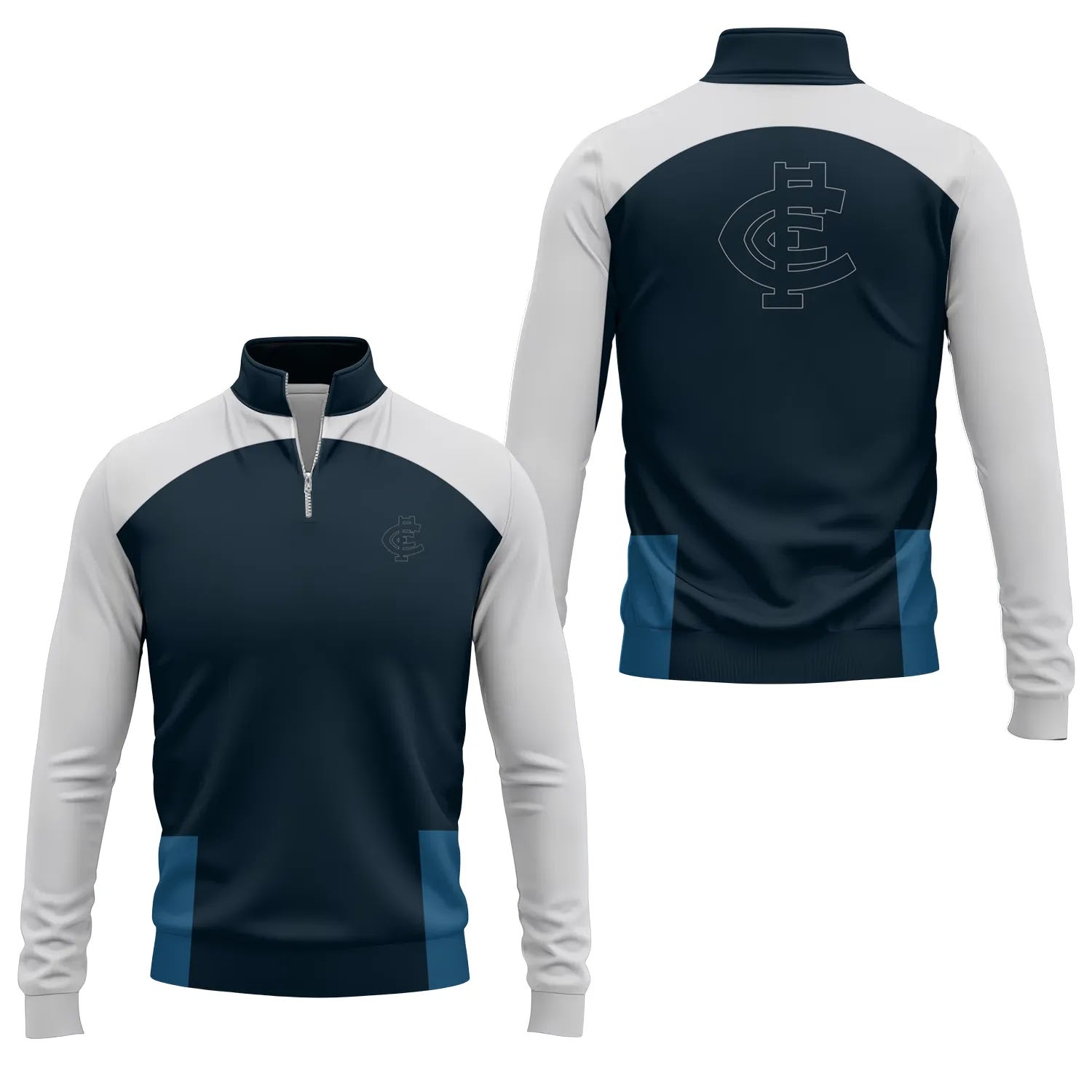 Carlton Blues Quarter-zip Pullover SC016