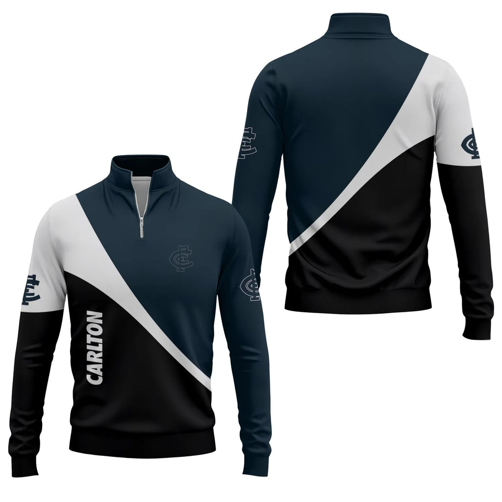 Carlton Blues Quarter-zip Pullover SC090