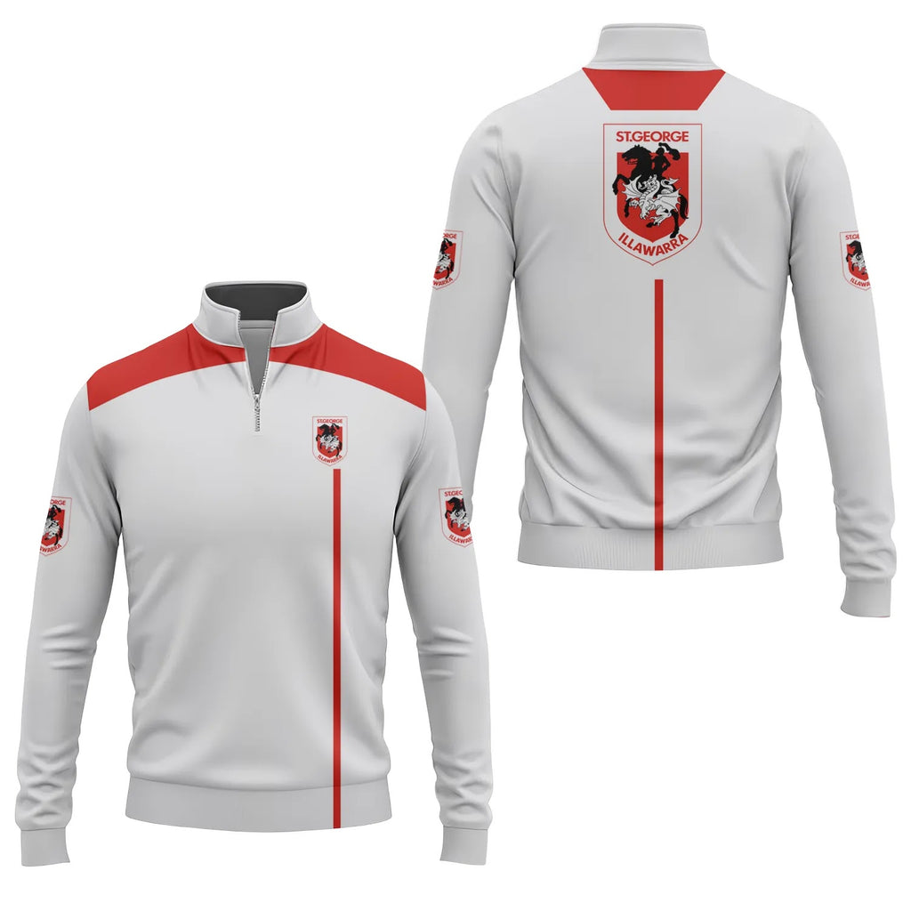 St George Illawarra Dragons Quarter-zip Pullover SC021