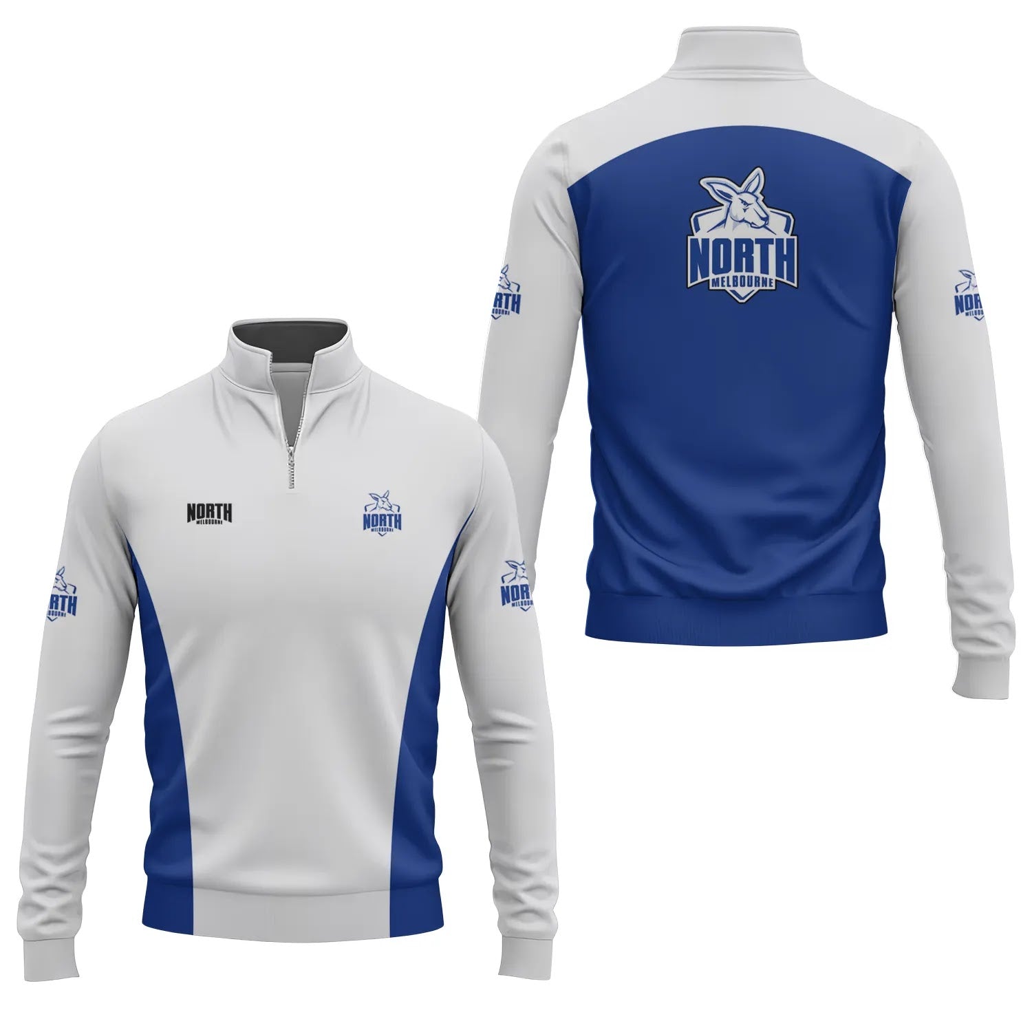 North Melbourne Kangaroos Quarter-zip Pullover SC044