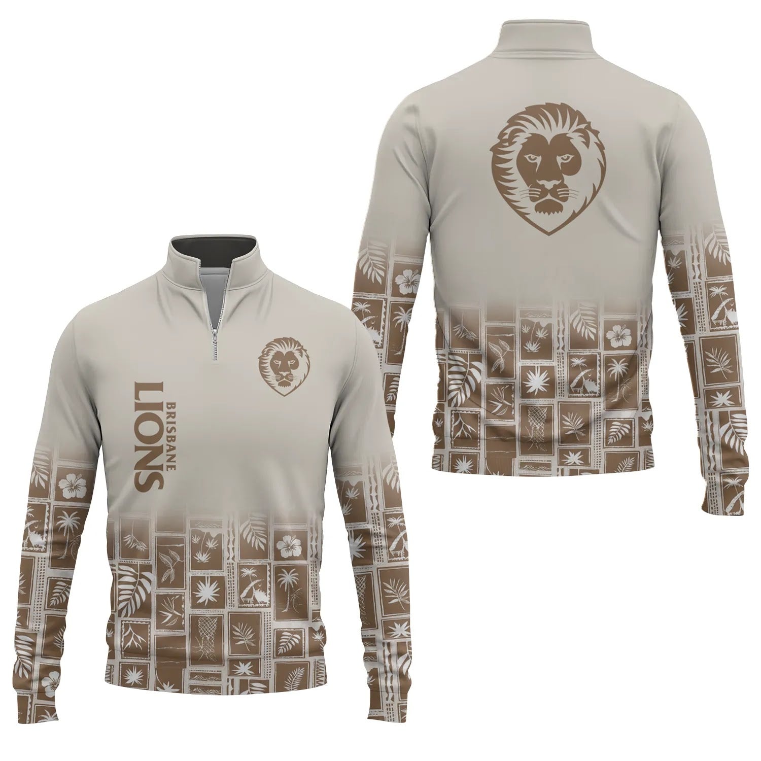 Brisbane Lions Quarter-zip Pullover SHW067